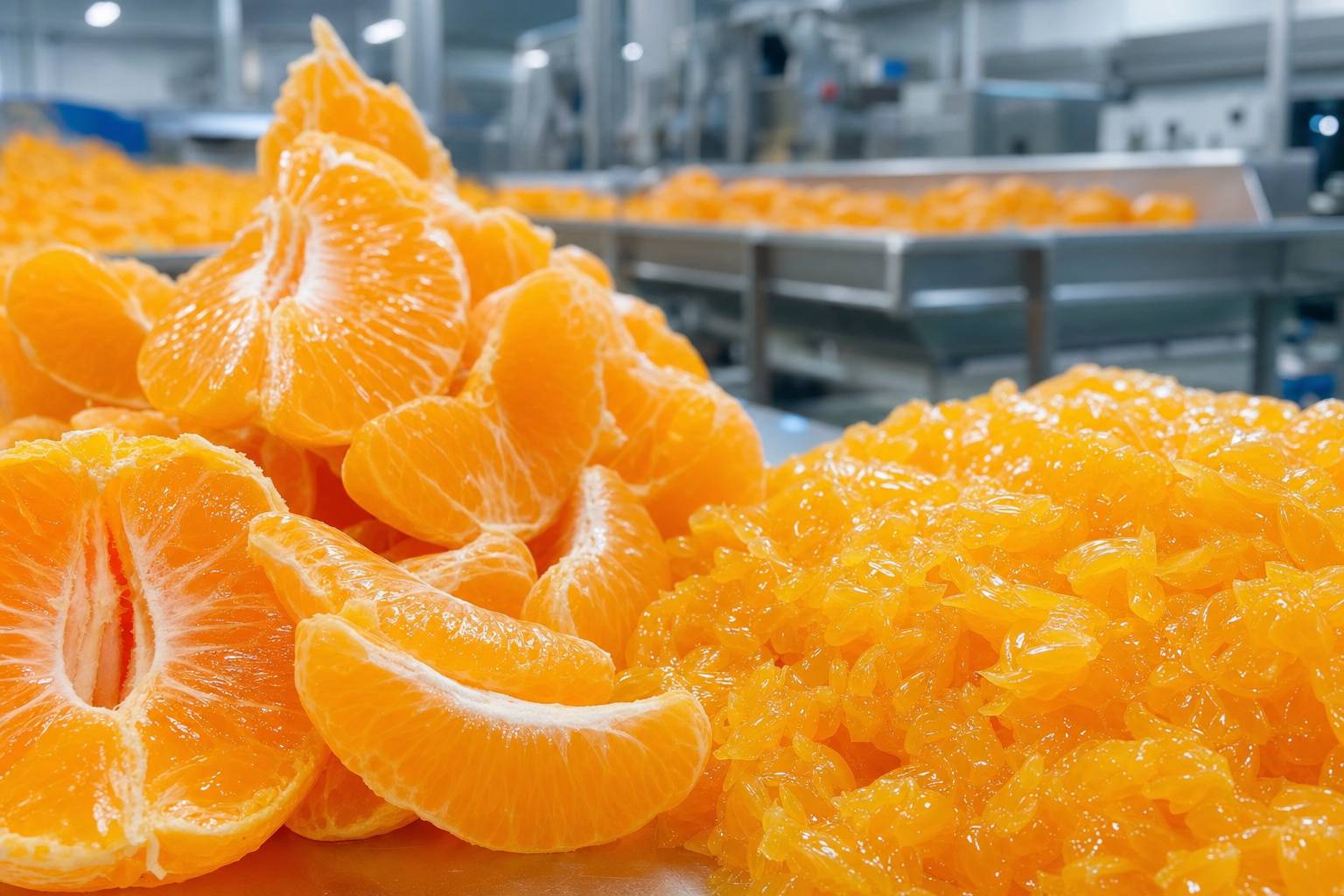 Pulpas y celdillas de mandarina para industria alimentaria: usos, ventajas y criterios de compra
